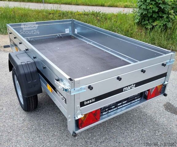 Remorcă auto Martz® Tieflader Anhänger Kastenanhänger Kipp 750kg 201cm x 106cm