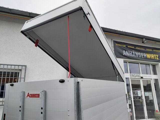 Személyautó utánfutó Anssems direkt günstig verfügbar Alukoffer mit Deckel GTB 1200 VT 3 153cm Innenhöhe 1200kg gebremst