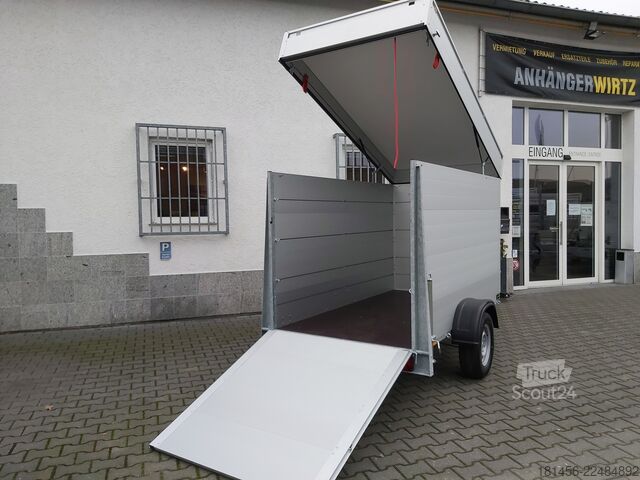 Személyautó utánfutó Anssems direkt günstig verfügbar Alukoffer mit Deckel GTB 1200 VT 3 153cm Innenhöhe 1200kg gebremst