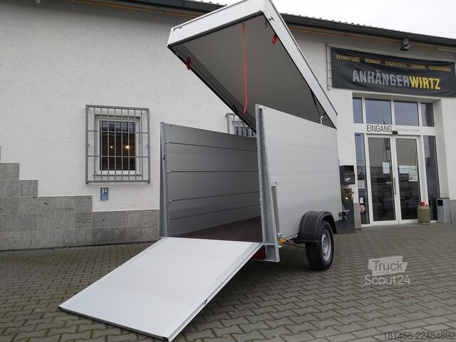 Személyautó utánfutó Anssems direkt günstig verfügbar Alukoffer mit Deckel GTB 1200 VT 3 153cm Innenhöhe 1200kg gebremst