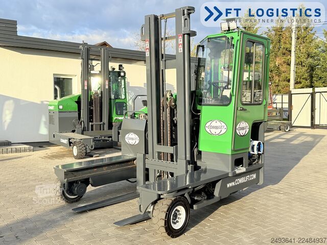 štvorcestný vysokozdvižný vozík Combilift C4000 GAS DUPLEX 4100 FREE-LIFT CABIN