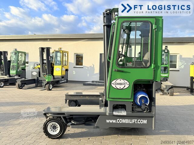 štvorcestný vysokozdvižný vozík Combilift C4000 GAS DUPLEX 4100 FREE-LIFT CABIN