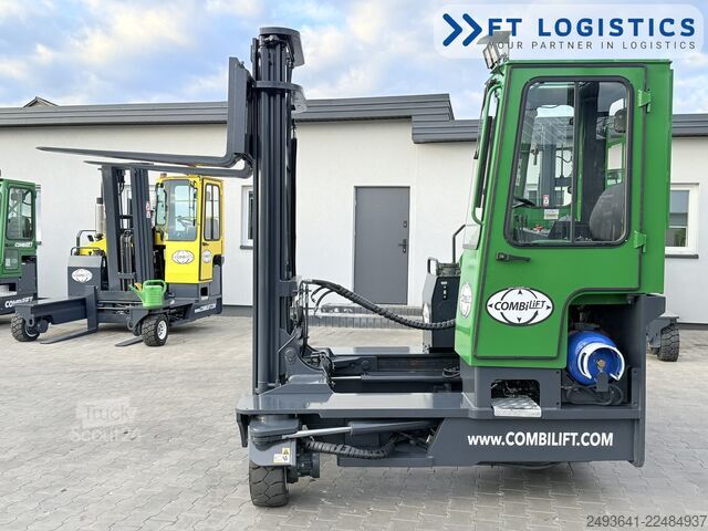 štvorcestný vysokozdvižný vozík Combilift C4000 GAS DUPLEX 4100 FREE-LIFT CABIN