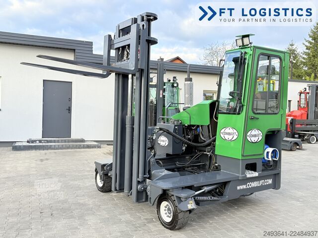 štvorcestný vysokozdvižný vozík Combilift C4000 GAS DUPLEX 4100 FREE-LIFT CABIN