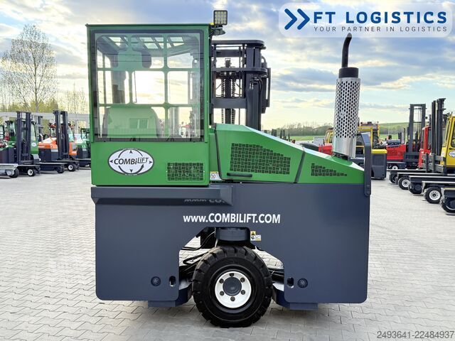 štvorcestný vysokozdvižný vozík Combilift C4000 GAS DUPLEX 4100 FREE-LIFT CABIN