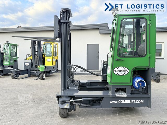 štvorcestný vysokozdvižný vozík Combilift C4000 GAS DUPLEX 4100 FREE-LIFT CABIN