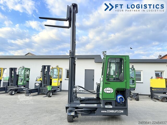 štvorcestný vysokozdvižný vozík Combilift C4000 GAS DUPLEX 4100 FREE-LIFT CABIN