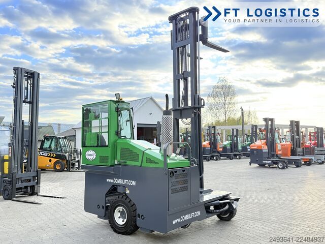 štvorcestný vysokozdvižný vozík Combilift C4000 GAS DUPLEX 4100 FREE-LIFT CABIN