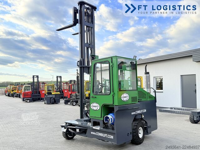 štvorcestný vysokozdvižný vozík Combilift C4000 GAS DUPLEX 4100 FREE-LIFT CABIN