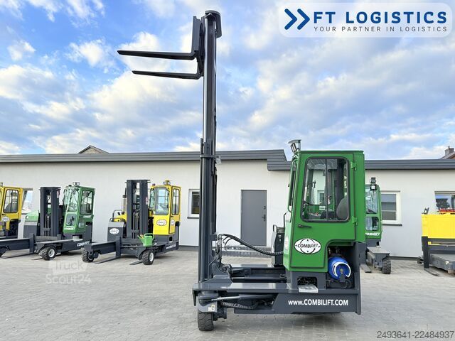 štvorcestný vysokozdvižný vozík Combilift C4000 GAS DUPLEX 4100 FREE-LIFT CABIN