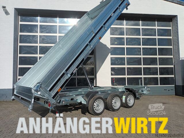 Tipphenger trailershop Martz Kipper 400/3 Profi 400x200 Rampen