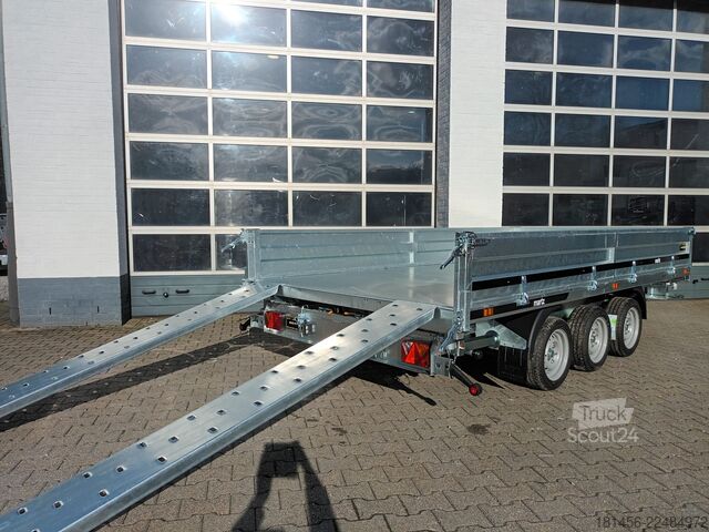 Tipphenger trailershop Martz Kipper 400/3 Profi 400x200 Rampen