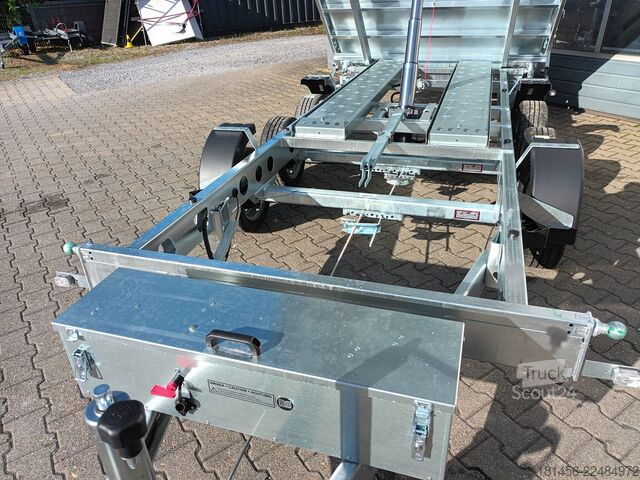Tipphenger trailershop Martz Kipper 400/3 Profi 400x200 Rampen