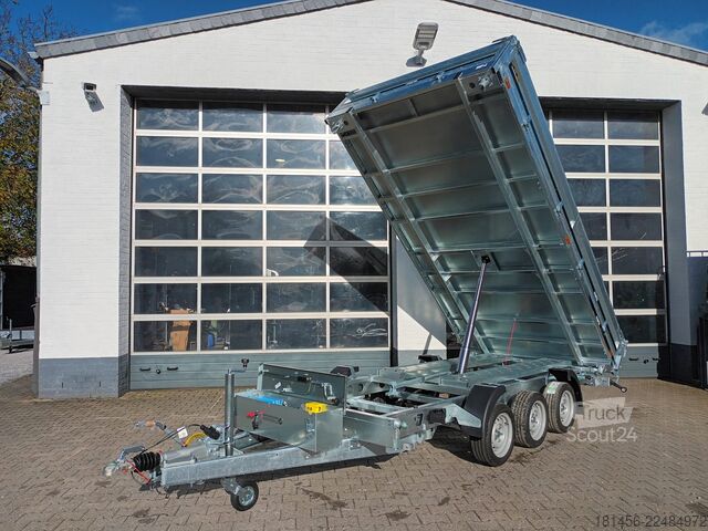 Tipphenger trailershop Martz Kipper 400/3 Profi 400x200 Rampen