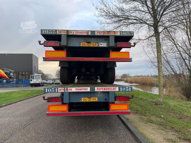 Plattformanhänger Haan 45 T Heavy Duty / Rungen-Potholes /BPW / 2x Lif...
