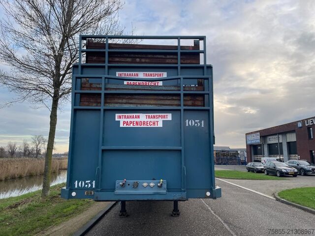 Plattformanhänger Haan 45 T Heavy Duty / Rungen-Potholes /BPW / 2x Lif...