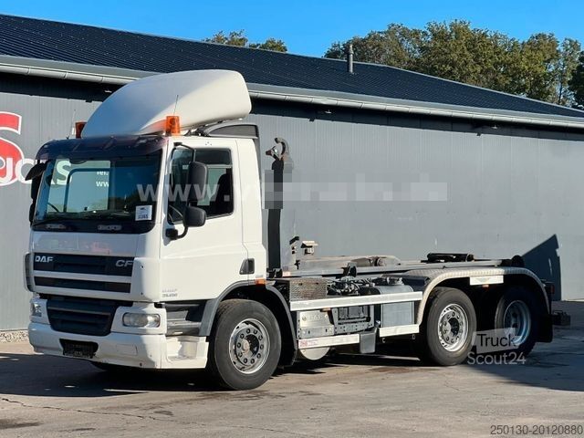 Φορτηγό γερανός roll-off DAF CF 250 VDL-Abrollkipper mit Planenaufbau u. LBW