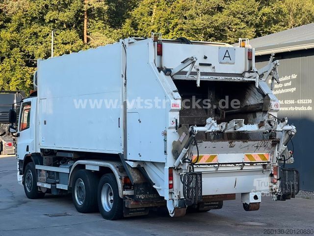 Φορτηγό γερανός roll-off DAF CF 250 VDL-Abrollkipper mit Planenaufbau u. LBW