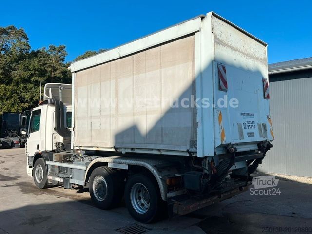 Φορτηγό γερανός roll-off DAF CF 250 VDL-Abrollkipper mit Planenaufbau u. LBW
