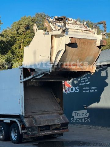 Φορτηγό γερανός roll-off DAF CF 250 VDL-Abrollkipper mit Planenaufbau u. LBW