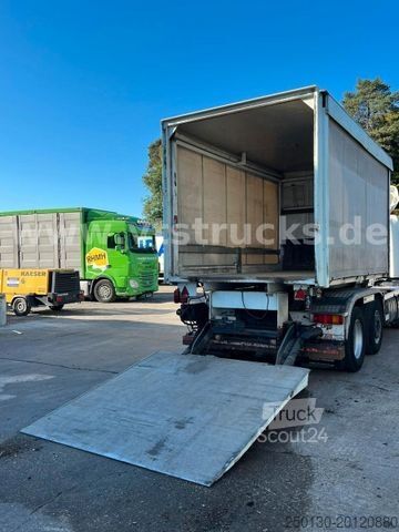 Φορτηγό γερανός roll-off DAF CF 250 VDL-Abrollkipper mit Planenaufbau u. LBW