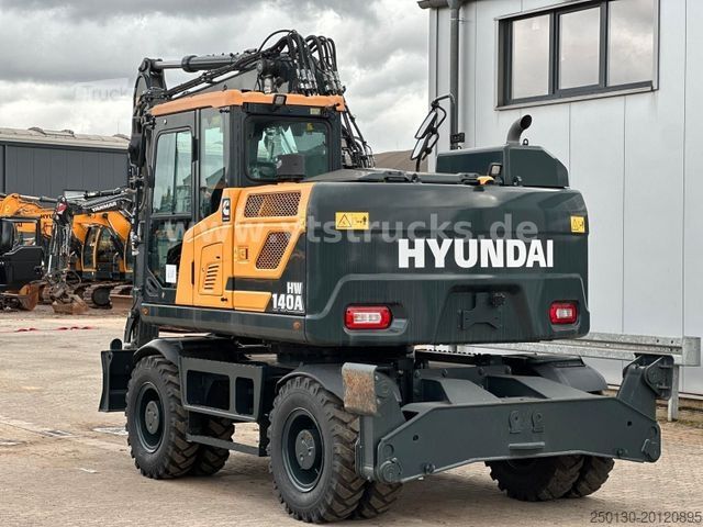Pelle sur pneus HYUNDAI HW 140A 4x4 hydr. StĂĽtzen Kamera Klima