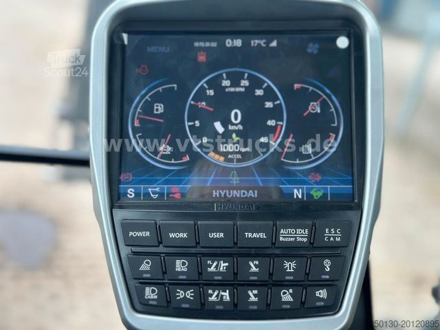 Pelle sur pneus HYUNDAI HW 140A 4x4 hydr. StĂĽtzen Kamera Klima