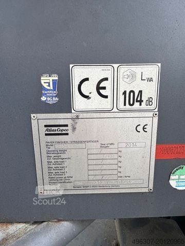 Asphaltmischanlage DYNAPAC F 1200 T4 CS Ketten Asphaltfertiger