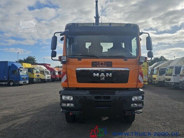 Kampós konténerszállító teherautó MAN TGM 15.250 4x4 Meiller Kommunalausstattung