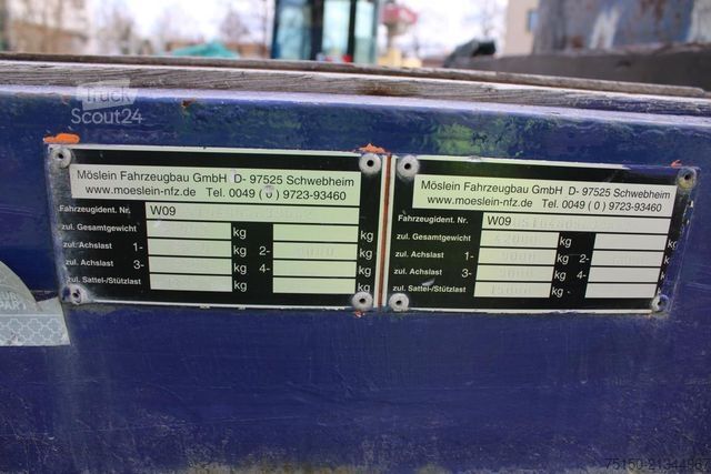 Naczepa niskopodwoziowa MÖSLEIN Semi-Tieflader STO Container Nr.: 682