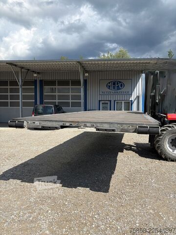 Wechselpritsche offen x Verzinkte Baustoff Plattform 7,82m