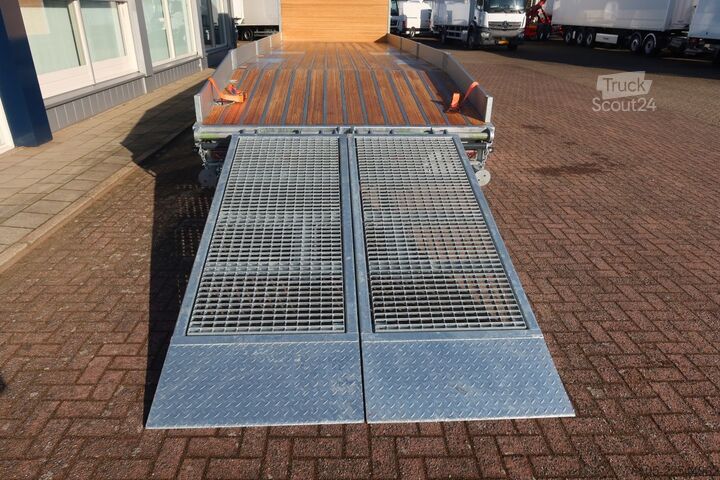 Furgone trasportatore di auto DAF XF 450 6x2 Oprijwagen vloerhoogte 100 cm + 2x  ...