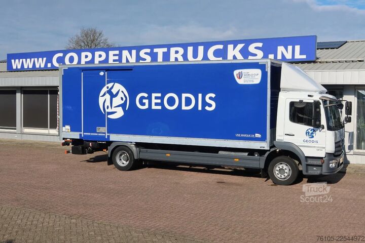 Koffer Mercedes-Benz Atego 1218 Bakwagen + Laadklep DHollandia 1500kg