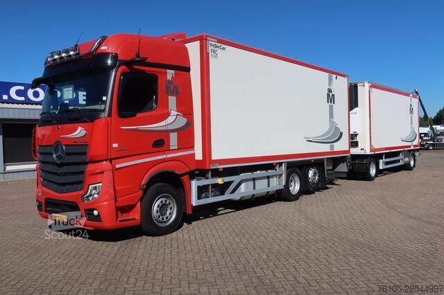 Kühl-/Tiefkühltransport Mercedes-Benz Actros 2653 2653 LL Koel/Vries. Cherau Aanhange...