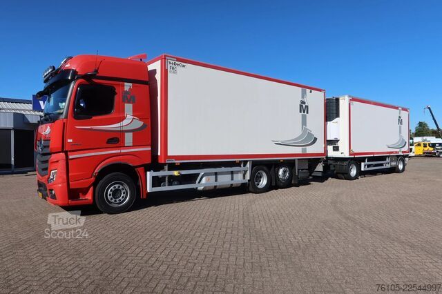 Kühl-/Tiefkühltransport Mercedes-Benz Actros 2653 2653 LL Koel/Vries. Cherau Aanhange...