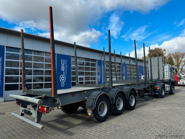 Prívesný vozík Blumhardt BLUMHARDT SAL.40.24 Holztransporter 3 Achse