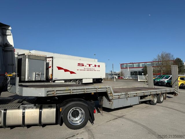 Véhicule utilitaire  Ehebauer 2 Achs Tieflader mech Rampen TÜV 10 26