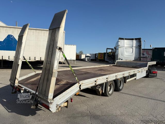 Véhicule utilitaire  Ehebauer 2 Achs Tieflader mech Rampen TÜV 10 26