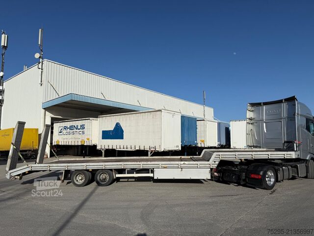 Véhicule utilitaire  Ehebauer 2 Achs Tieflader mech Rampen TÜV 10 26