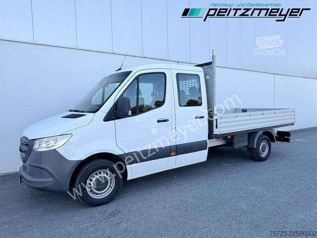 Dubbelhytt skåpbil Mercedes-Benz Sprinter 314 CDI Maxi Doka, AHK 3,5 t.