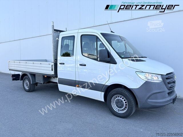 Dubbelhytt skåpbil Mercedes-Benz Sprinter 314 CDI Maxi Doka, AHK 3,5 t.