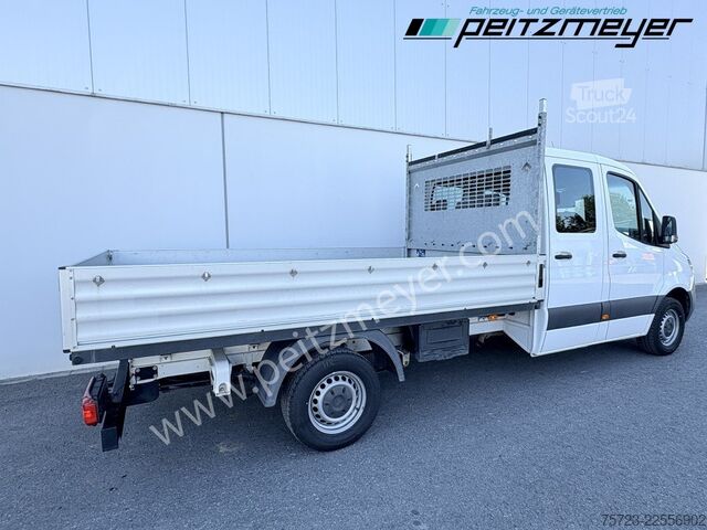Dubbelhytt skåpbil Mercedes-Benz Sprinter 314 CDI Maxi Doka, AHK 3,5 t.