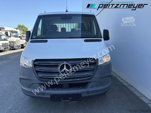 Dubbelhytt skåpbil Mercedes-Benz Sprinter 314 CDI Maxi Doka, AHK 3,5 t.