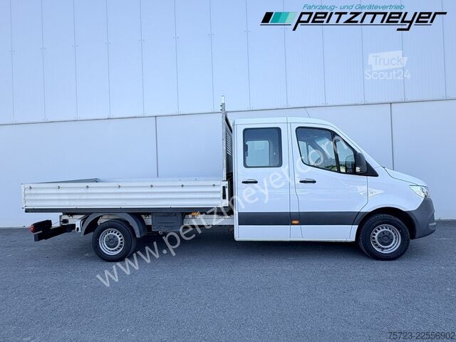 Dubbelhytt skåpbil Mercedes-Benz Sprinter 314 CDI Maxi Doka, AHK 3,5 t.