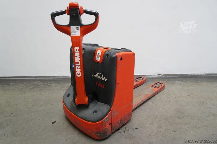 Manuālais palešu ratiņš Linde T 20 1152-02