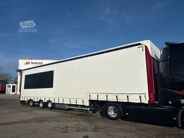 Dieplader oplegger  Wiese SA 3-36 3-Achs Mega Stufensattel Rampe 25T