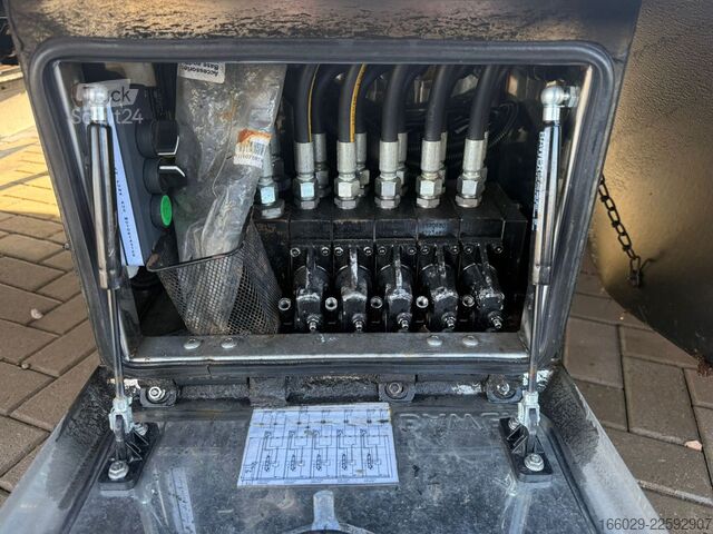 Dieplader oplegger  Wiese SA 3-36 3-Achs Mega Stufensattel Rampe 25T