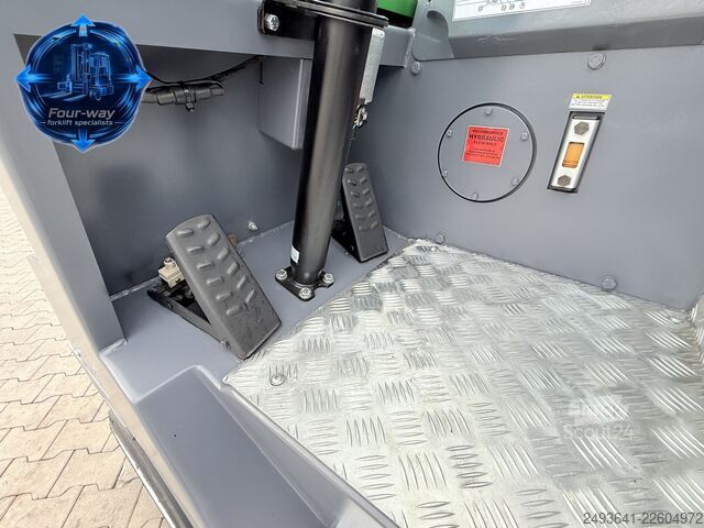 štvorcestný vysokozdvižný vozík Combilift CB4000 GAS TRIPLEX 6800 POSITIONER CABIN