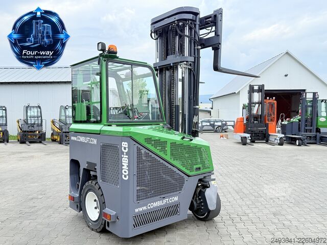 štvorcestný vysokozdvižný vozík Combilift CB4000 GAS TRIPLEX 6800 POSITIONER CABIN