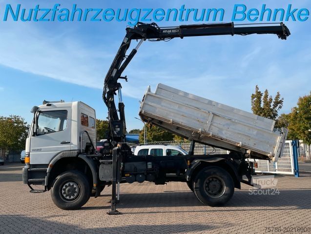 Basculantă MERCEDES-BENZ Atego 1828 BB 4x4/ DPF/ AC/ Meiller/ Atlas 105.1